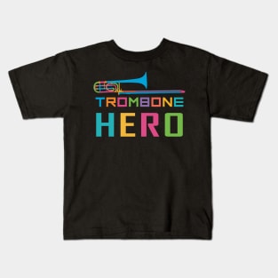 Trombone Hero Kids T-Shirt